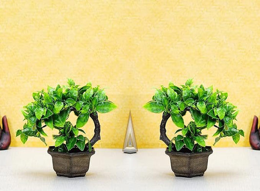 Dekorly Artificial Plants, Plastic Faux for Bathroom Home Office Décor