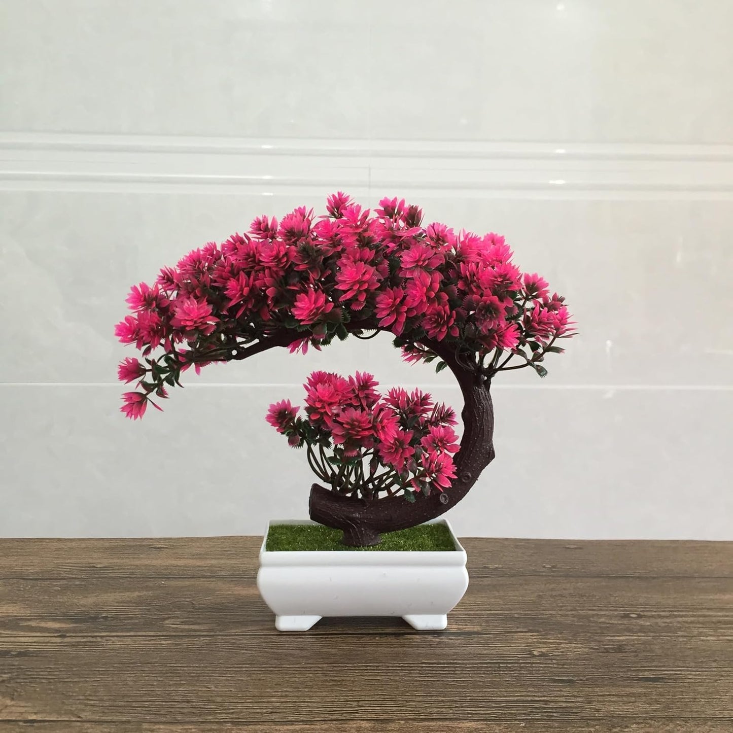 Dekorly Small Artificial Bonsai Tree Fake Plant Potted House Plants