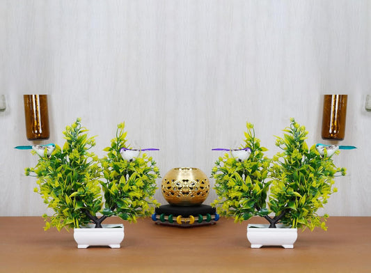 Dekorly Artificial Plants, Plastic Faux for Bathroom Home Office Décor