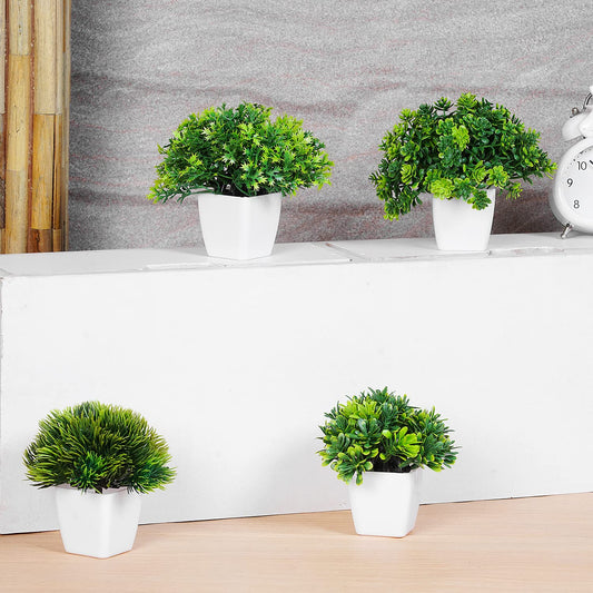 Dekorly Small Fake Plants Decor Faux Plants Indoor for Office Desk Décor