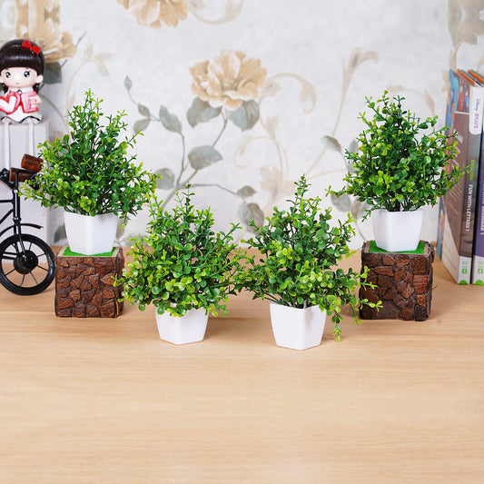 Dekorly Small Fake Plants Decor Faux Plants Indoor for Office Desk Décor